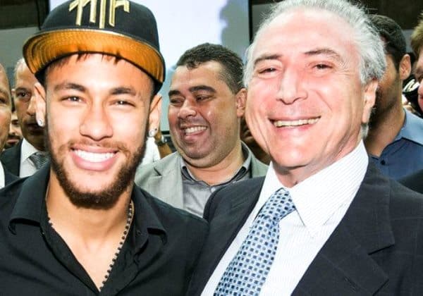 Neymar e Temer